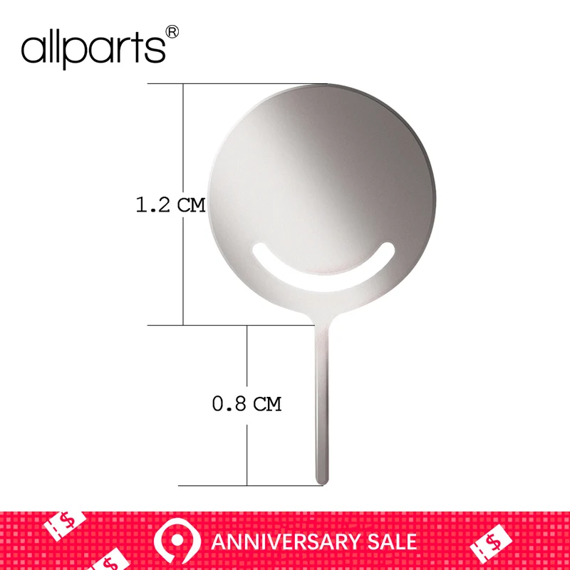 Stainless Steel SIM Card Key for Mobile Phone iPhone SIM Card Eject for