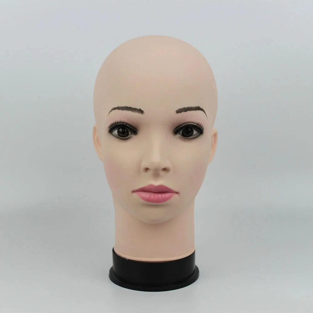 

New Arrival!High quality Realistic female mannequin head plastic Manikin dummy head for hat display wig head