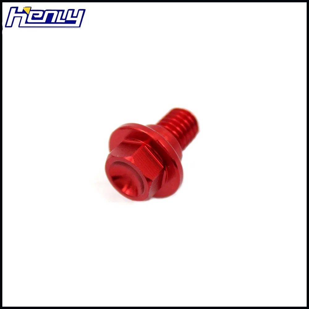 CNC Заготовка чехол для вилки болты винт для SUZUKI RMZ 250 RMZ 450 2008- RMX 450Z 2010- золото 6 шт