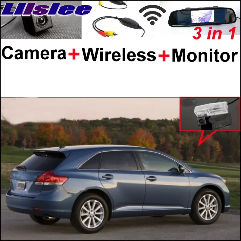 

Liislee 3 in1 Special Camera + Wireless Receiver + Mirror Monitor Easy DIY Back Up Parking System For TOYOTA Venza 2008~2014