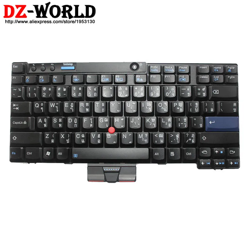 

New/Orig TH Thailand Thai Laptop Keyboard for Lenovo Thinkpad X200 X200S X200T (X200 Tablet) Teclado 42T3766 42T3700 43T3733
