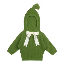 Свитера для маленьких девочек; накидка; детский хлопковый свитер; пальто; плащ принцессы с капюшоном; Новое поступление года; Рождественская одежда; кардиган