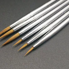2 шт. тонкой ручной росписью ласка волос крюк линия пера медный жезл чертеж Книги по искусству ручка большой небольшой рисунок paint Pen сканирование линия пера