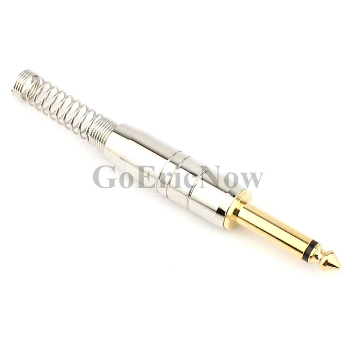 20 pcs Goldplated 6.35mm 6.5mm Audio Mono Connector Adapter Plug | Обустройство дома