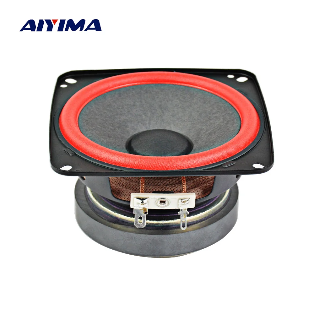 AIYIMA 1 шт. 4 дюйма мини Altavoz аудио портативный динамик 6Ohm 15-20 Вт ткань край Fever монитор полный спектр динамик для LG DIY динамик s