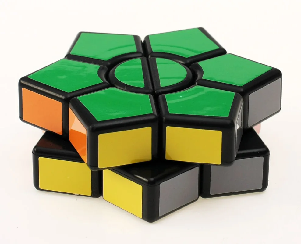 

2-Layers Hexagonal Magic Cube Speed Stop Stress Puzzle Cube Toy Educational Toy for Children Adult Brain Teaser Puzzle