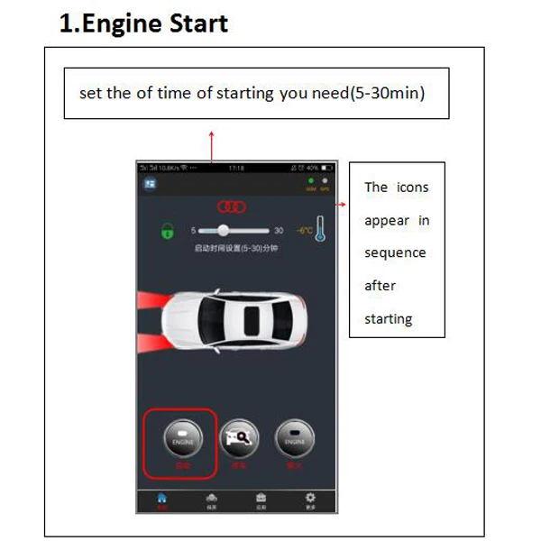 1engine start