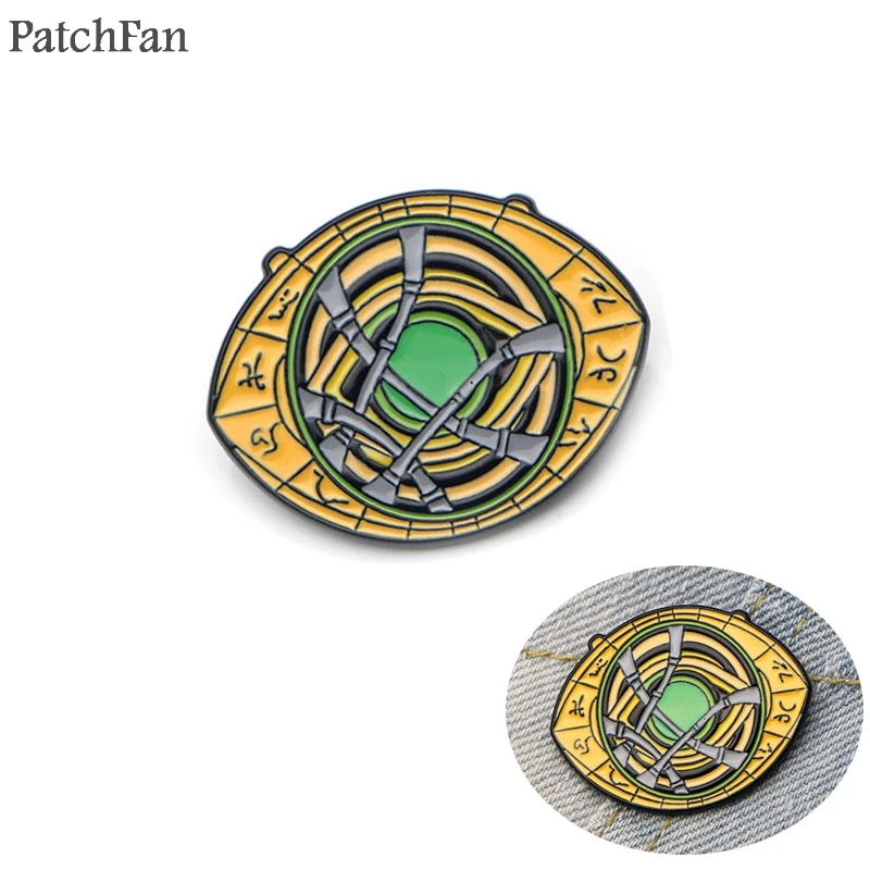Patchfan сериал глаз Agamotto из цинкового сплава для галстука футболки значки Сумка