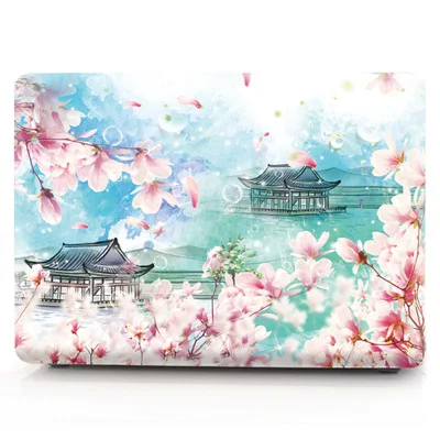 Чехол для ноутбука с принтом вишни для MacBook Air Pro retina 11 11,6 12 New 13,3 A1932 Pro 13 15 Touch Bar A1706 A1707 - Цвет: Cherry blossoms Y11