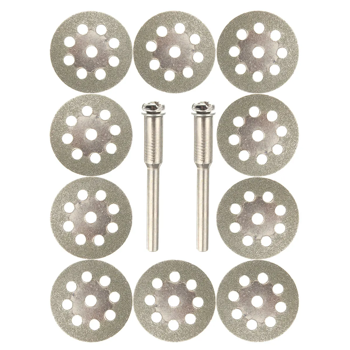 

10pcs 22mm Diamond Cutting Wheel Discs Rotary Tool Circular Saw Blades Cutting Wheel Discs Mandrel Dremel Cutoff