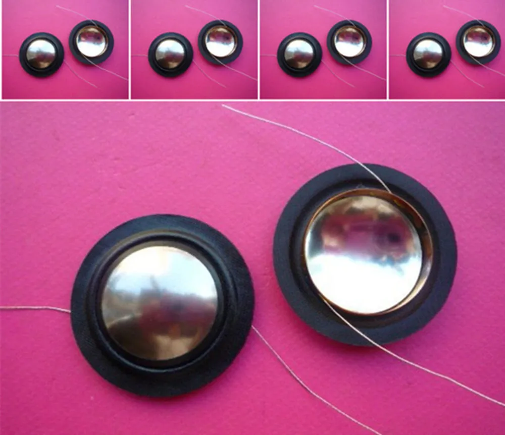

10pcs High quality 25.4mm 25.5mm (1") silk diaphragm Tweeters voice coil 8ohm