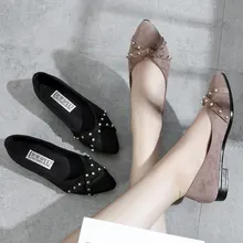 Тонкие Туфли; женская обувь на плоской подошве; Новая женская обувь на плоской подошве; модная женская обувь с закрытым носком; женская Тканевая обувь