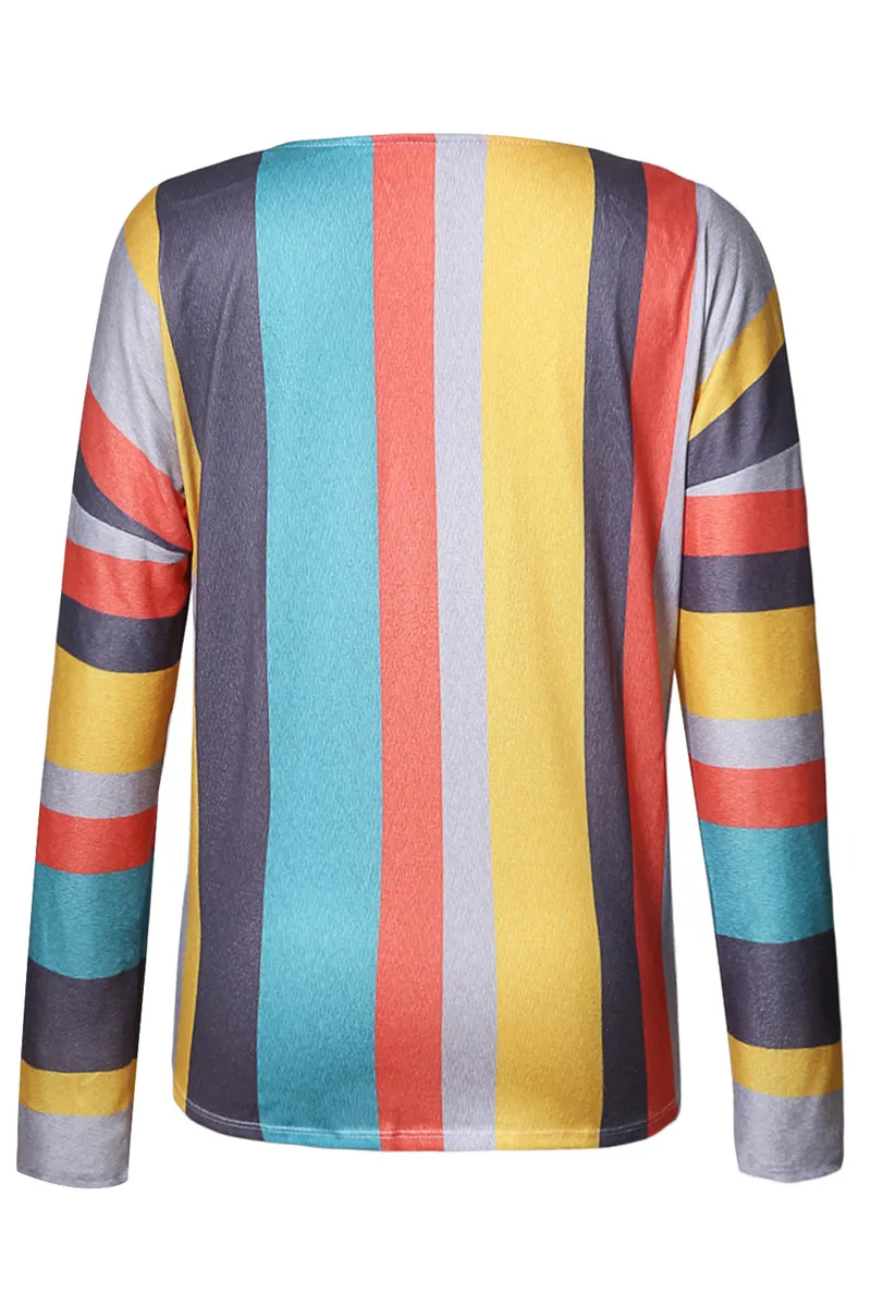 Grayish-Multi-Striped-Tie-Front-Long-Sleeve-Top-LC251551-11-3