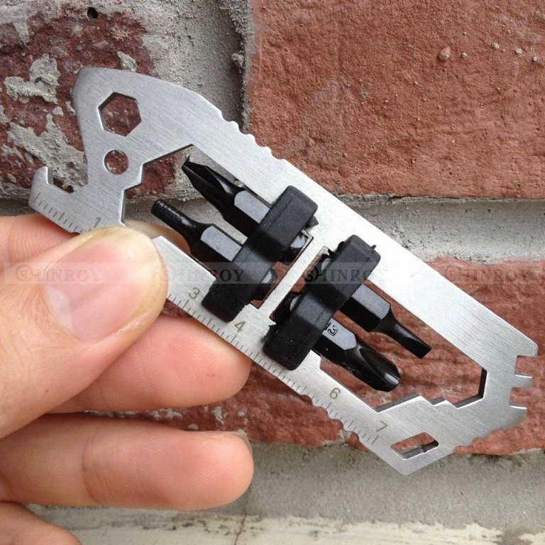 

Stainless Pocket Shark Wrench Screwdriver Bottle Opener Multi-function Tool