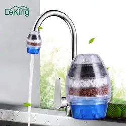 LeKing бытовой фильтр для воды угольный домашний бытовой кухонный мини-смеситель кран очиститель воды фильтр фильтрации картридж
