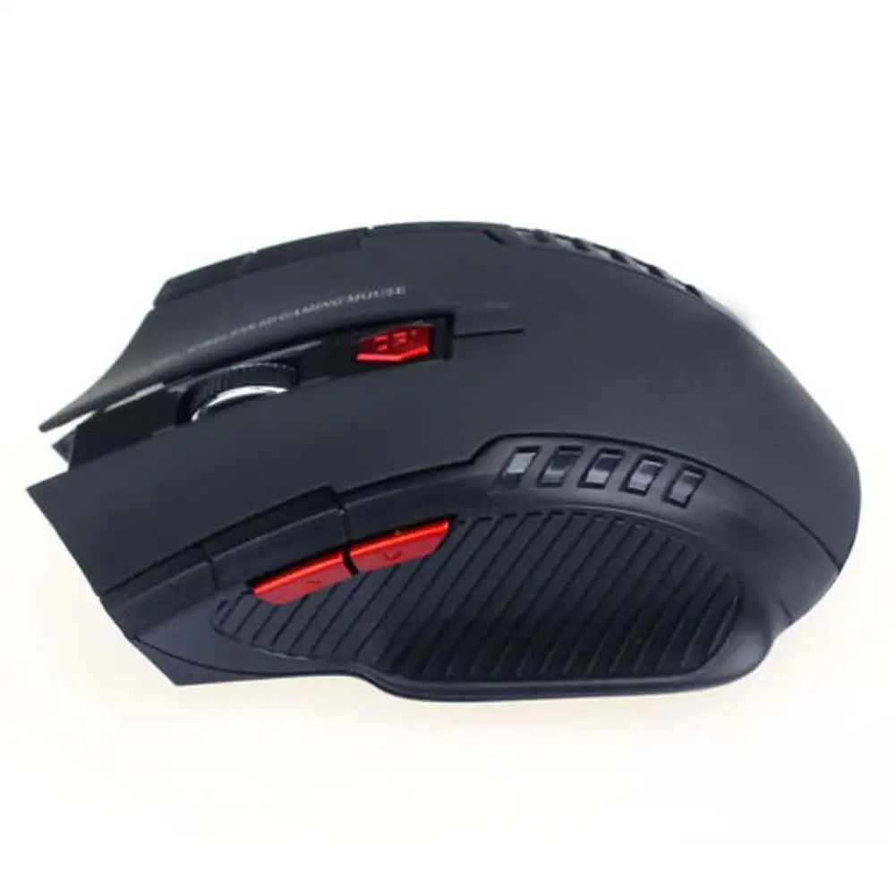 2,4 ГГц мини Портативная Беспроводная оптическая игровая мышь Мыши для ПК ноутбука черный