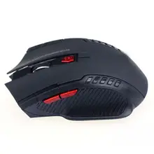 2,4 ГГц мини Портативная Беспроводная оптическая игровая мышь Мыши для ПК ноутбука черный