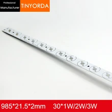 10 шт./Партия DIY Легкая длинная алюминиевая печатная плата 30 Вт алюминиевый PCB печатная плата 30*1 Вт 2 Вт 3 Вт светодиодный в серии