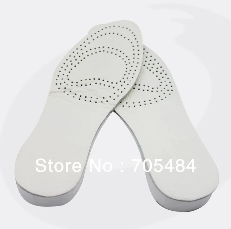 

Freeshipping 2 pairs/lot 1.5- 2.5cm double faced genuine leather increased elevator insole,heighten insole foot cushion