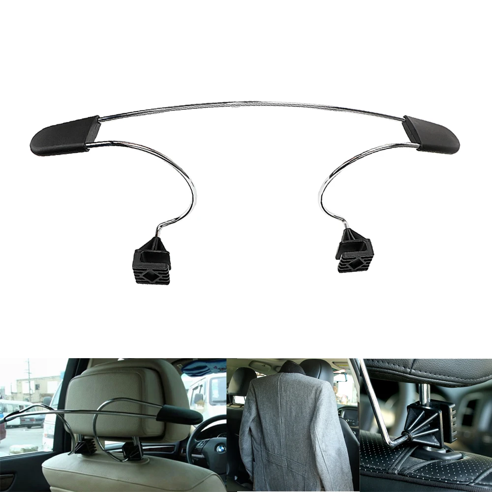 Car Seat Headrest Coat Hanger For Jackets Suits Clothes Universal