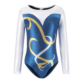 

Child Girls Gymnastics Acrobatics Jumpsuit Long Sleeves Sleeveless Athletic Dance Leotards Dance Wear 5-14 Years