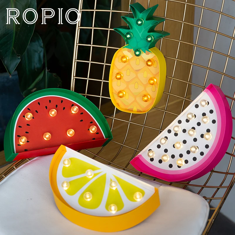 Светодиодный ночсветильник ROPIO 3D Картонная Ночная лампа шатер неоновый свет