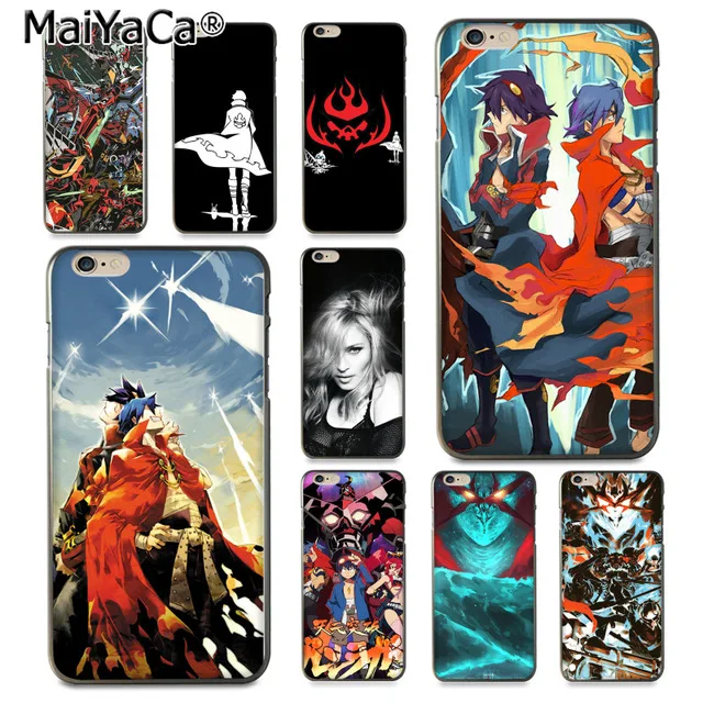 MaiYaCa Tengen Toppa Gurren Lagann для iPhone 4S SE 5C 5S 6 6S 7 8 Plus X XR XS MAX черный мягкий чехол телефона