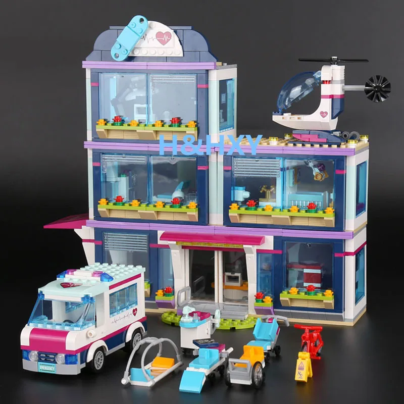 H HXY IN STOCK 01039 Friends Girl Series 932pcs Building Blocks font b toys b font