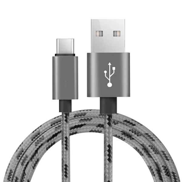 ACCEZZ usb зарядный кабель для передачи данных type C для Xiaomi 5 6 samsung Gaxaly S8 S9 Plus зарядный шнур для Oneplus 6 5 5T быстрая линия зарядного устройства - Цвет: Серый