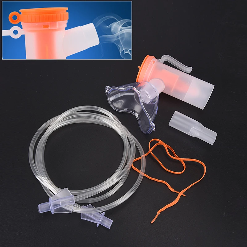 

For Medical Household Compressor Nebulizer with Cup Mouthpieces Adult Child Aerosol Mask Filters Inhaler Accessories Set