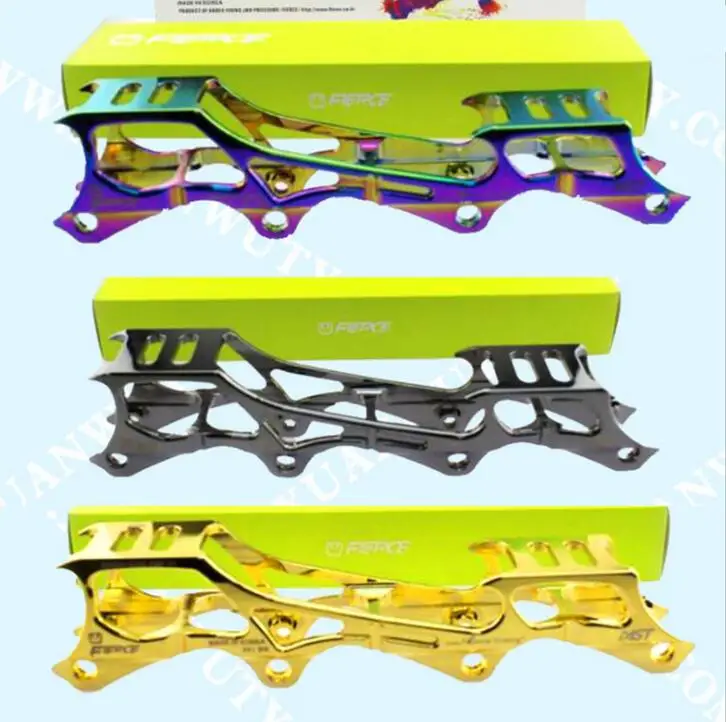 جودة الألومنيوم مضمنة الأسطوانة تزلج rockered إطار 3 حجم الرفوف fsk تعرج سكيت أحذية تزلج مضمنة بليد حامل ، شحن مجانا