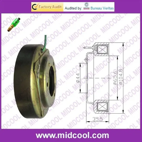 

Auto AC Compressor Clutch Coil FOR ZEXEL DKV14C 24V