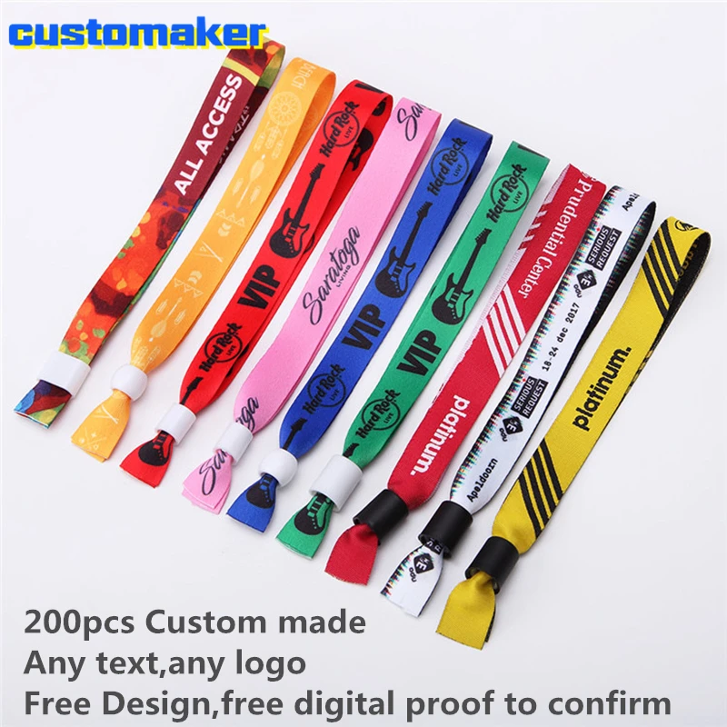 

200pcs DIY Wedding signs wristbands Vip bracelet Wedding Favours fundraiser invitation charity Events party access wristbands
