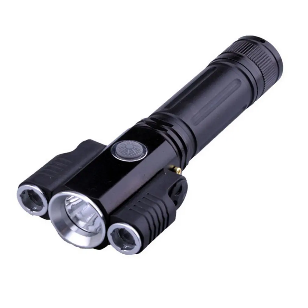 

Triple T6 Rotating Long-range USB Charged Long-range LED Lighting Lamp Bike Light Ultra-Bright Stretch Zoom Flashlight