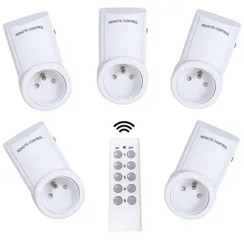 

Universal French Standard Socket Home Light Switch 433mhz RF Wireless Remote Control Socket Outlet Compatible Broadlink RM Pro+