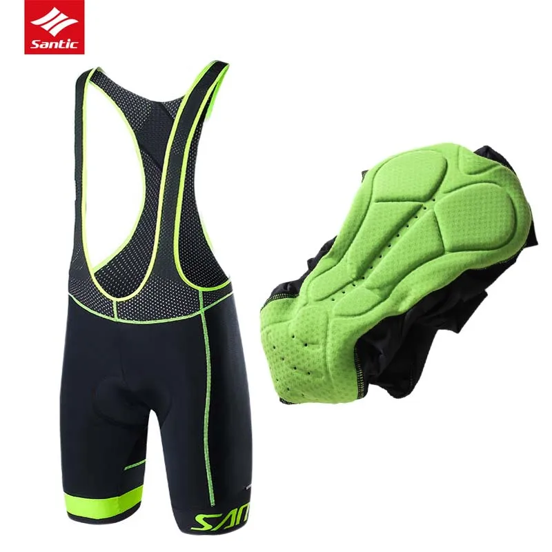 

Santic Cycling Shorts Men Summer Downhill 4D Coolmax Padded Bicycle Shorts Breathable Road Mountain Bike Shorts Bermuda Ciclismo