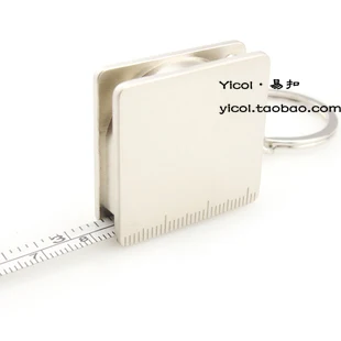 

Portable full metal ruler tape measure multifunctional keychain key chains key chain key ring