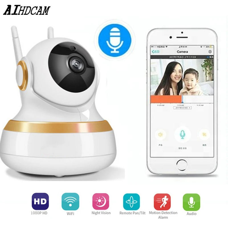 Promo  Home Security IP Camera Wireless Smart WiFi Camera WI-FI Audio Record Surveillance Baby Monitor HD 