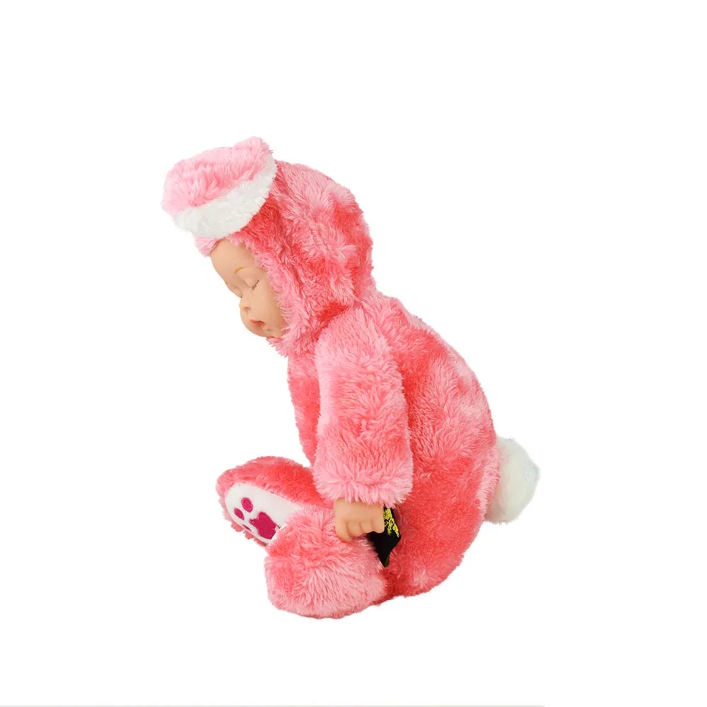 ¡Sueño conejo! Reborn bebé muñeca de La felpa del conejo Beanie juguetes 25 cm peluche lapin bebé muñecas para niños Regalo de Cumpleaños niños