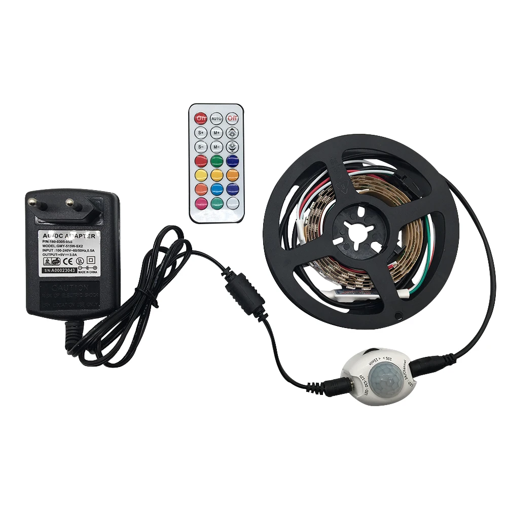 

LED 1M Full Color Sensing Smart Home Light strips RF Remote Control WS2812 30/60/144LEDs Ambiance light strips IP65 Waterproof