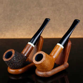 Multi Choice Straight Briar Pipe 9mm Filter Smoking Tobacco Pipe White Ring Engraved Briar Wood Pipe Smoking Pipes Gift Set ганг сумка briar 3х16х25 см