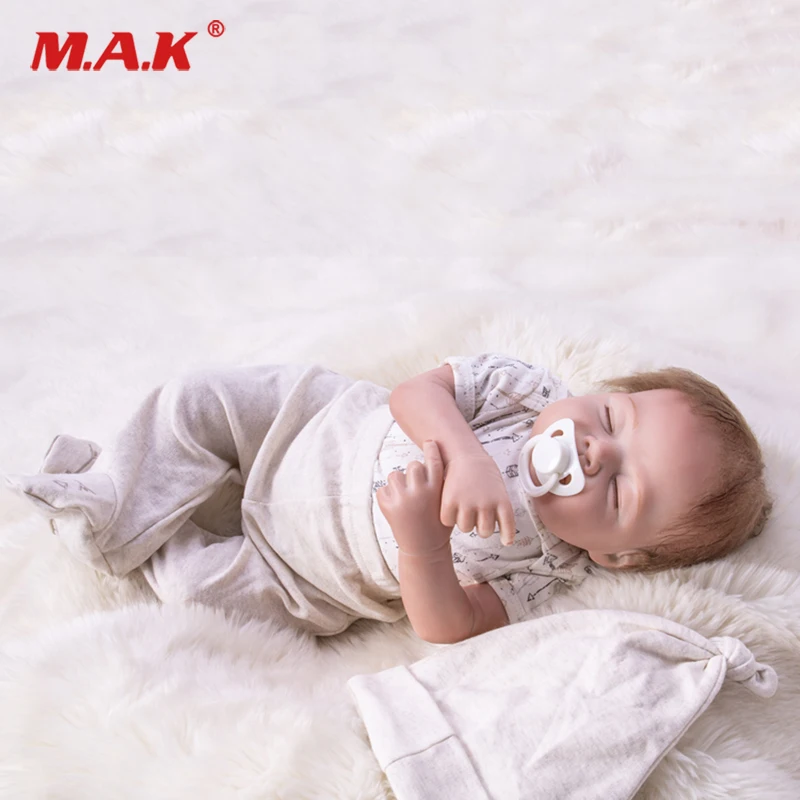 

Bebes Reborn 18 inches Reborn Doll Clothes Lifelike Alive Baby Soft Siliocne Cute Toddler Birthday Toys lol Doll Suprice for Kid