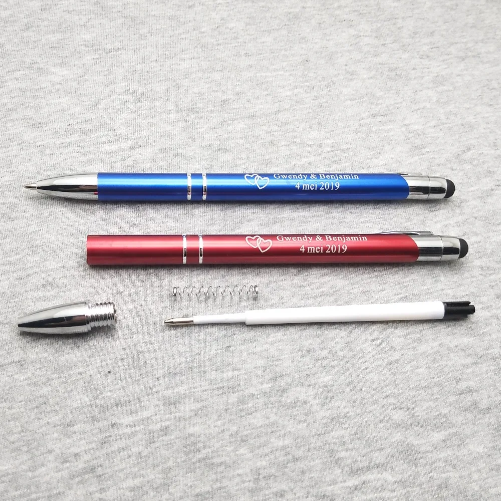 10colors mixed ballpoint pens 30pcs touch Stylus pen+writing pen+personalized logo with any Fonts and Languages images - 6