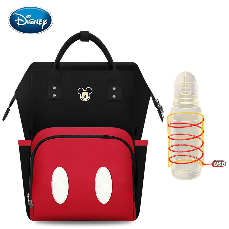 

Disney Diaper Bag Mummy Multi-function large capacity Mummy bag waterproof Backpack Baby Care Travel Backpack wet bag