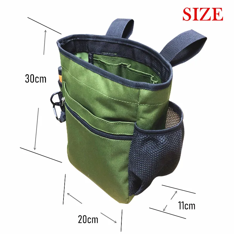 Metal Detector Pouch Bag Digger Supply Treasure Waist Pack Good Luck Finds Bag Garden Detecting Tools Shovel ProFind Bag 5