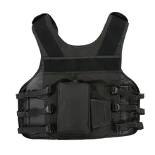 Для мужчин открытый охота жилет тактический 600D Молл черный 21,7* 20.9in военный Охота жилет защитный многофунциональный жилет шлейка-жилетка