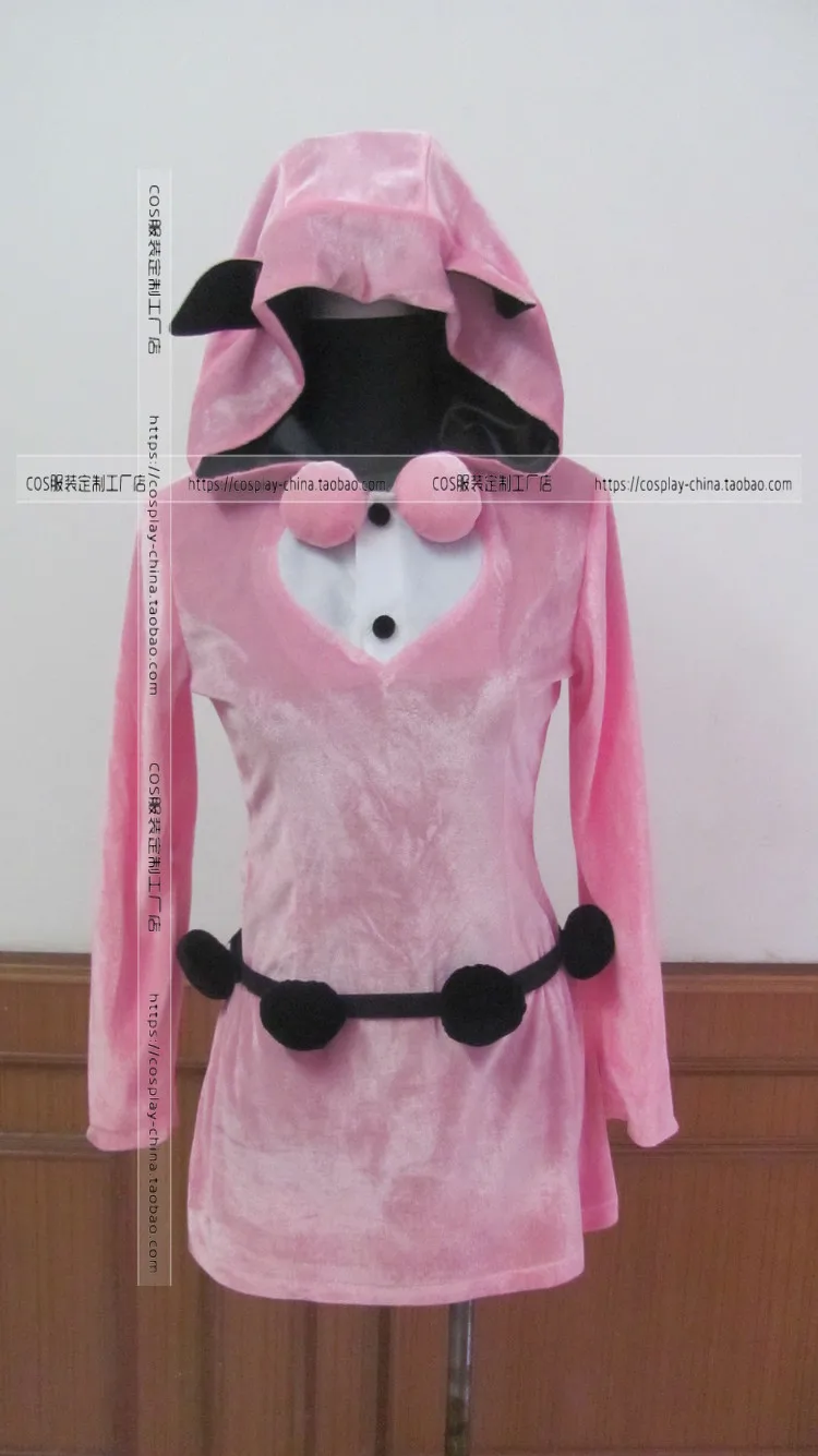 JoJo невероятное приключение Higashikata daiya Шерстяное пальто косплейный костюм с капюшоном - Цвет: Розовый