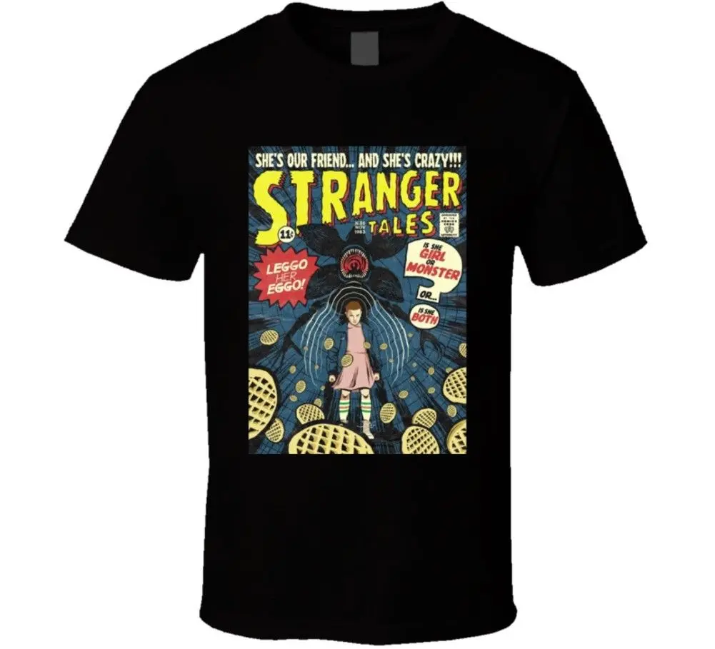 

Stranger Things Comic Book Eleven Netflix Original Fan T Shirt Print Short Sleeve Men Top Novelty T Shirts Men'S Brand Clothing