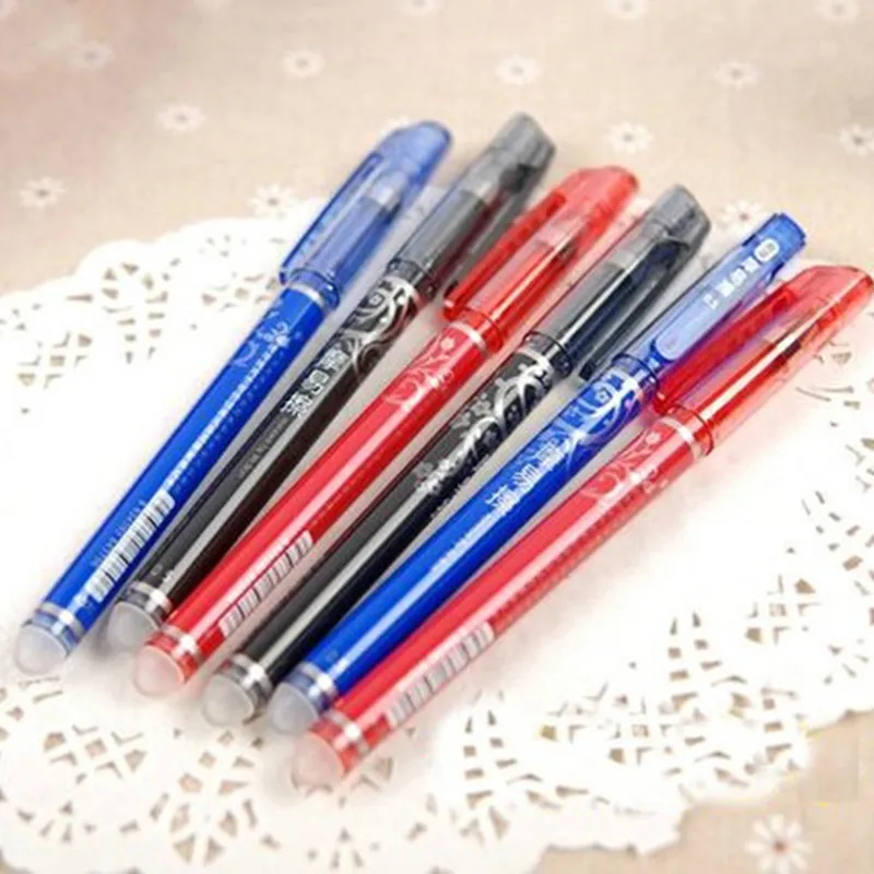 1pc AIHAO 4370 0.5mm Erasable Remove By Friction Gel Ink Ball Pens Black/Blue