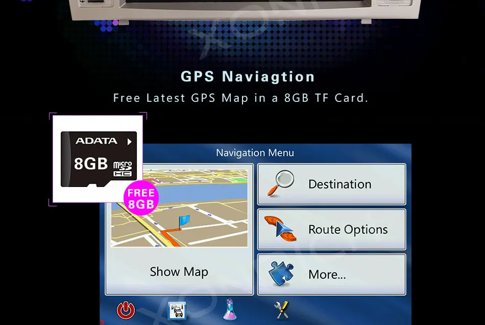 Flash Deal 2 Din Car DVD Multimedia Player For Toyota Camry 2007 2008 2009 2010 2011 Aurion GPS Navigation Head Unit Stereo Radio Audio BT 16